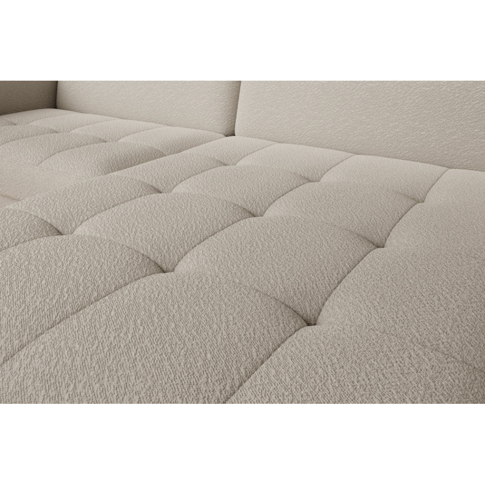 Угловой диван Elgomsi R, Royal 18, бежевый, H100x228x165