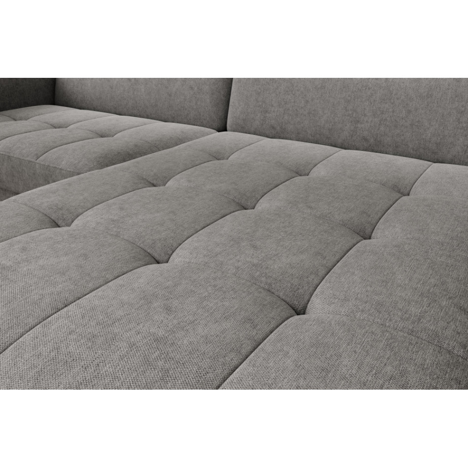 Corner sofa Elgomsi L, Raquel 04, gray, H100x228x165
