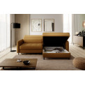 Corner sofa Elgomsi L, Manhattan 45, yellow, H100x228x165