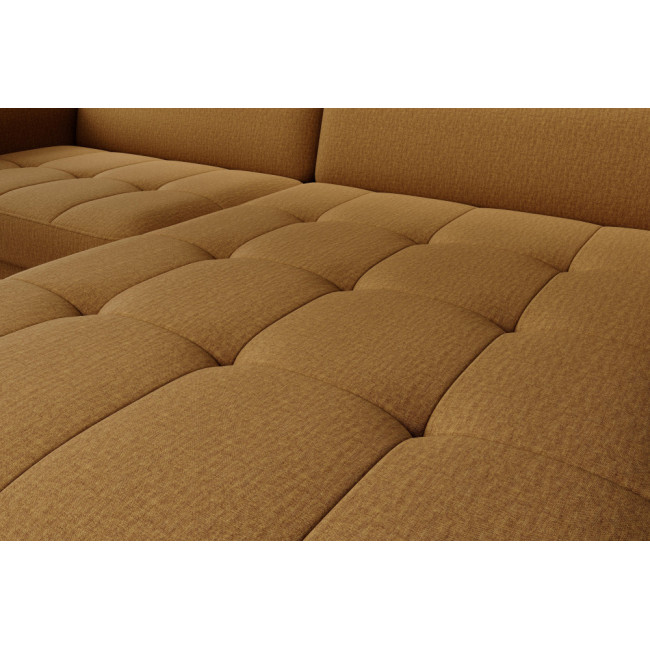 Corner sofa Elgomsi L, Manhattan 45, yellow, H100x228x165