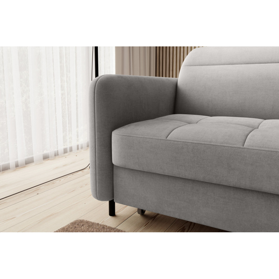 Corner sofa Elgomsi L, Touch 03, gray, H100x228x165