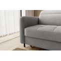 Corner sofa Elgomsi L, Touch 03, gray, H100x228x165