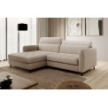 Corner sofa Elgomsi L, Raquel 18, beige, H100x228x165