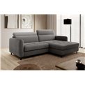 Угловой диван Elgomsi R, Touch 05, серый, H100x228x165
