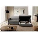Corner sofa Elgomsi L, Raquel 04, gray, H100x228x165