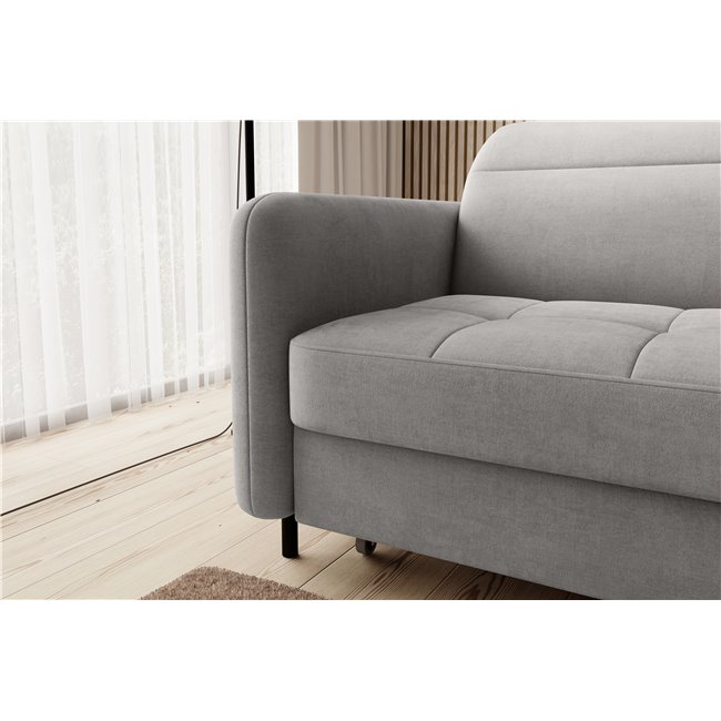Corner sofa Elgomsi L, Touch 03, gray, H100x228x165