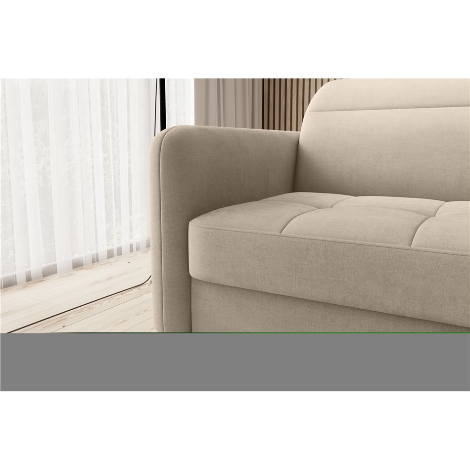 Угловой диван Elgomsi L, Touch 18, бежевый, H100x228x165