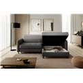 Corner sofa Elgomsi R, Manhattan 06, gray, H100x228x165