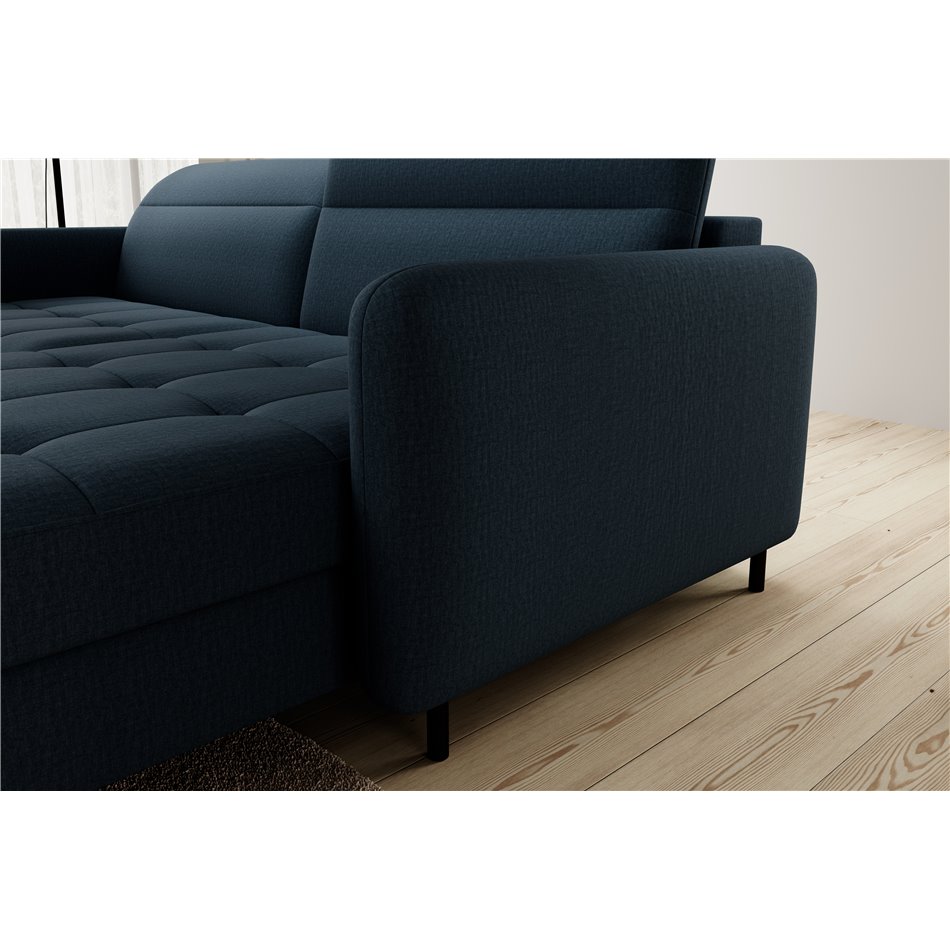 Corner sofa Elgomsi R, Manhattan 40, blue, H100x228x165