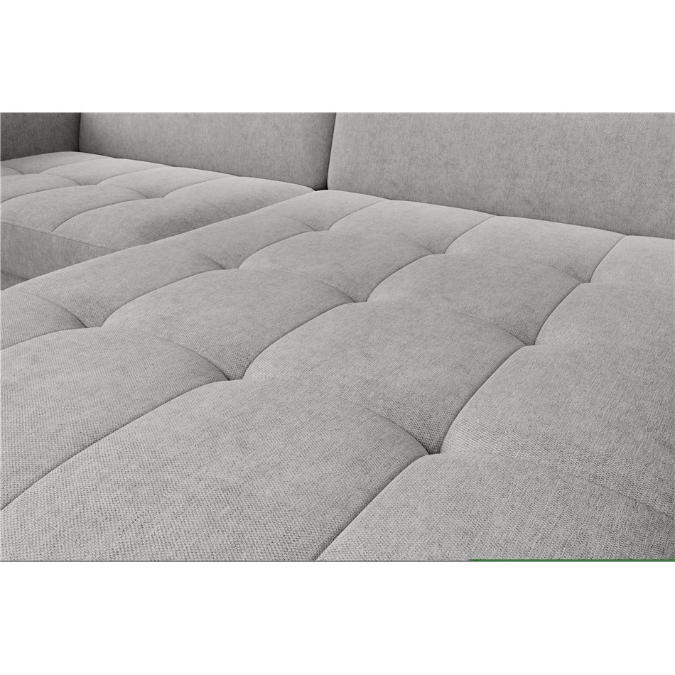 Corner sofa Elgomsi L, Raquel 03, gray, H100x228x165