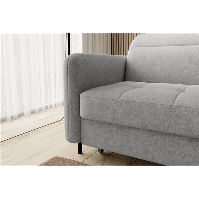 Corner sofa Elgomsi L, Raquel 03, gray, H100x228x165