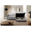 Corner sofa Elgomsi R, Raquel 03, gray, H100x228x165