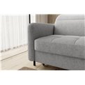 Corner sofa Elgomsi R, Raquel 03, gray, H100x228x165