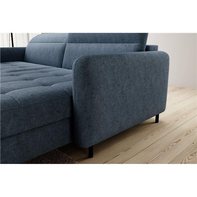 Corner sofa Elgomsi R, Raquel 40, blue, H100x228x165
