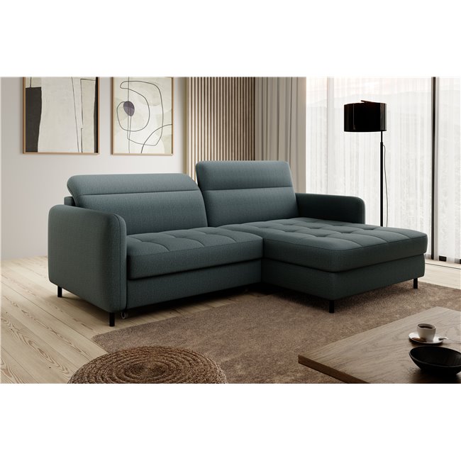 Corner sofa Elgomsi R, Manhattan 38, green, H100x228x165