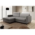 Corner sofa Elgomsi L, Manhattan 03, gray, H100x228x165
