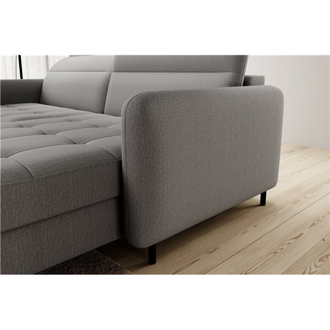 Corner sofa Elgomsi L, Manhattan 03, gray, H100x228x165