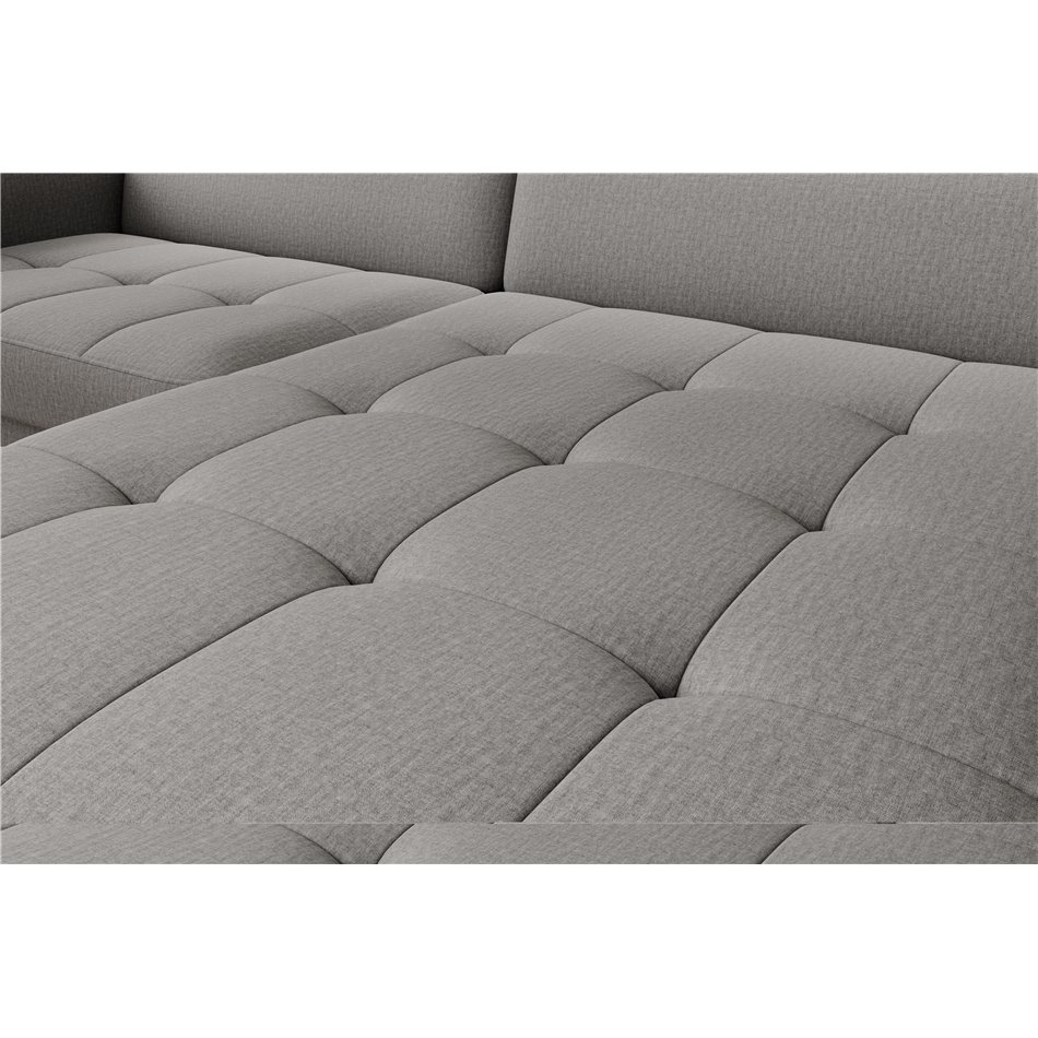 Corner sofa Elgomsi L, Manhattan 03, gray, H100x228x165