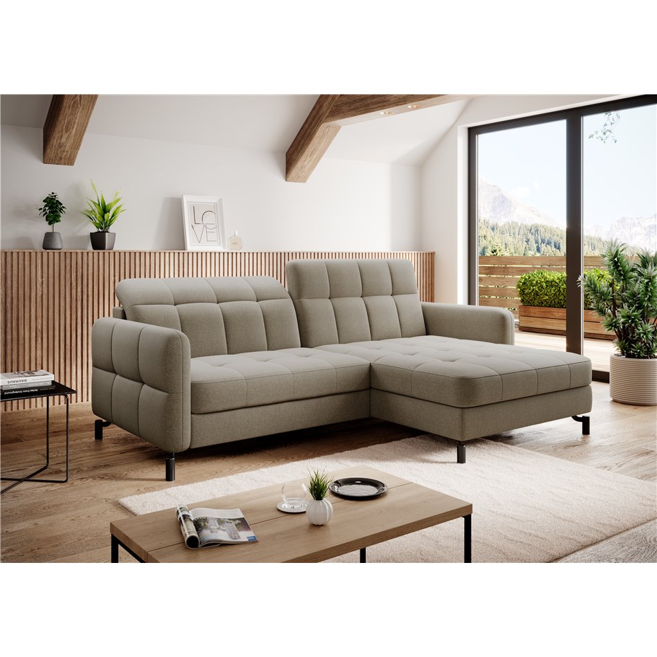Corner sofa Elorelle L, Inari 23, beige, H105x225x160