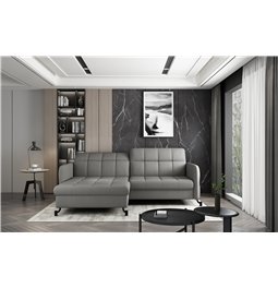Corner sofa Elorelle L, Solar 80, gray, H105x225x160