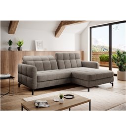 Corner sofa Elorelle R, Berlin 03, beige, H105x225x160