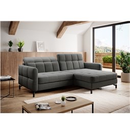 Corner sofa Elorelle R, Sawana 21, gray, H105x225x160