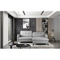Corner sofa Elorelle R, Grande 81, gray, H105x225x160