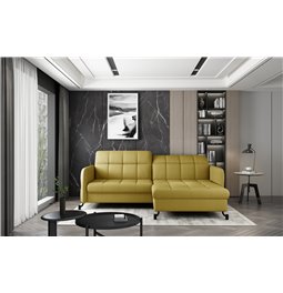 Corner sofa Elorelle R, Solar 45, yellow, H105x225x160