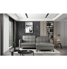 Corner sofa Elorelle R, Solar 80, gray, H105x225x160