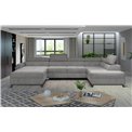 Corner sofa Elosette R, Sawana 21, gray, H98x370x200