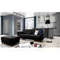 Sofa bed Ellis , Loco 10, black, H83x220x90