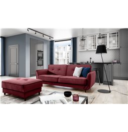 Sofa bed Ellis , Loco 25, purple, H83x220x90