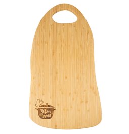 Бамбуковая кухонная доска BON APPETIT, H1.5x48x28.5cm