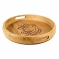 Бамбуковый поднос CRAB, H4.8cm, D32.5cm