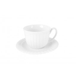 Tea cup and saucer Frill, 9x14.5cm