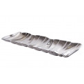 Decorative Dish Ultra Modern, platinum, 50x18.5cm