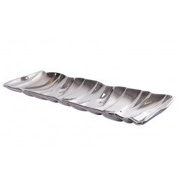 Decorative Dish Ultra Modern, platinum, 50x18.5cm