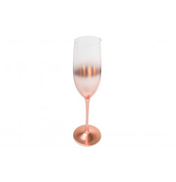 Champagne glass Matt Rose, copper tone, h25cm, 220ml 