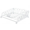 Napkin holder Ria S, white, 14x14cm