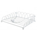 Napkin holder Ria L, white, 18x18cm