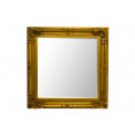 Wall mirror Imatra, antique gold colour, 118x118cm