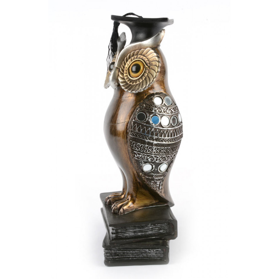 Decorative figure Owl, 12x11x28.5cm