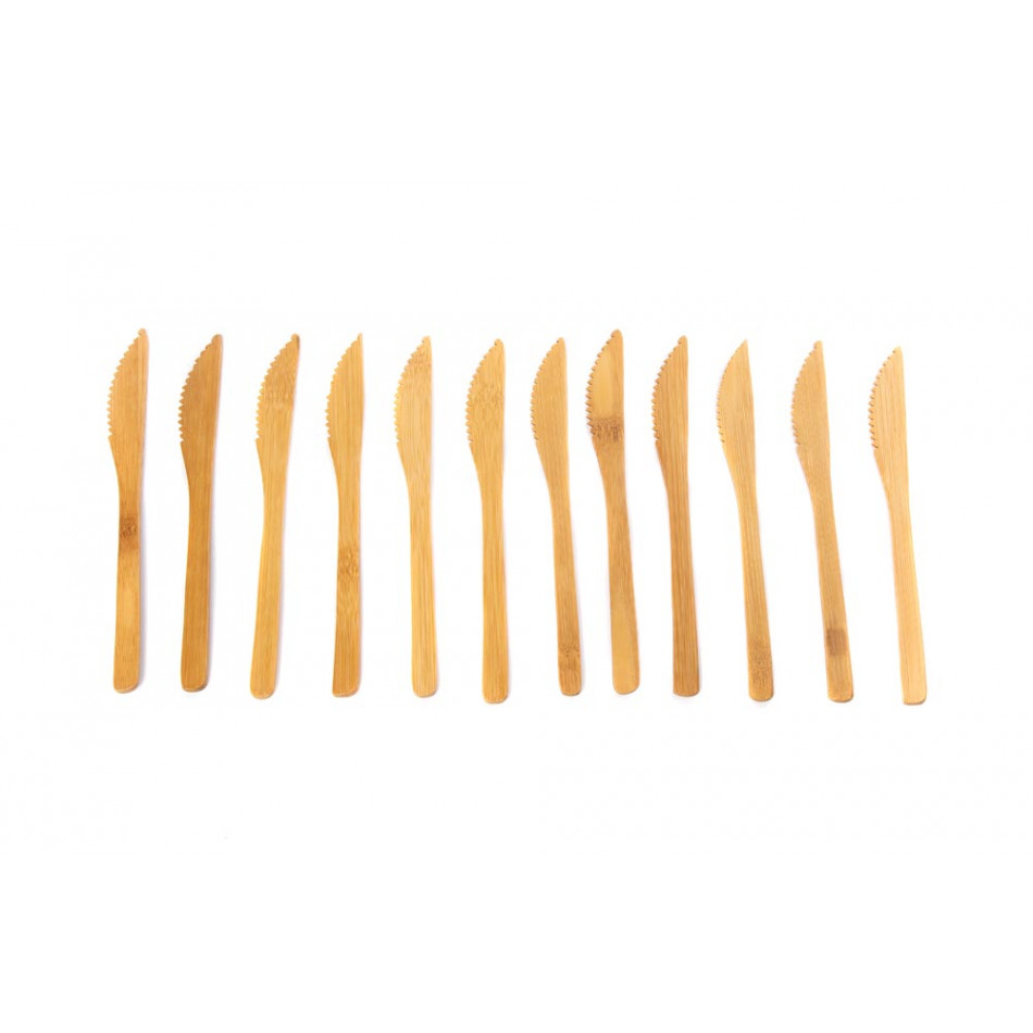 Bamboo knives, set of 12