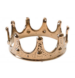 Decor Crown, gold colour, D21x8cm
