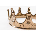 Decor Crown, gold colour, D21x8cm