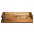 Acacia wood tray Futani, 40x25x6.5cm