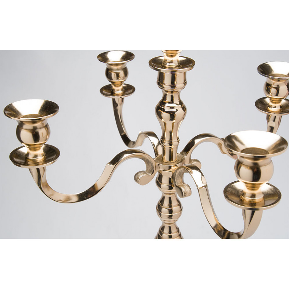 Подсвечник Vianne, цвет золото шампанское, 63x27cm