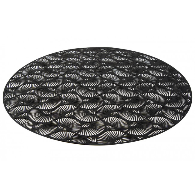 Салфетка под приборы Antillo black, D38cm