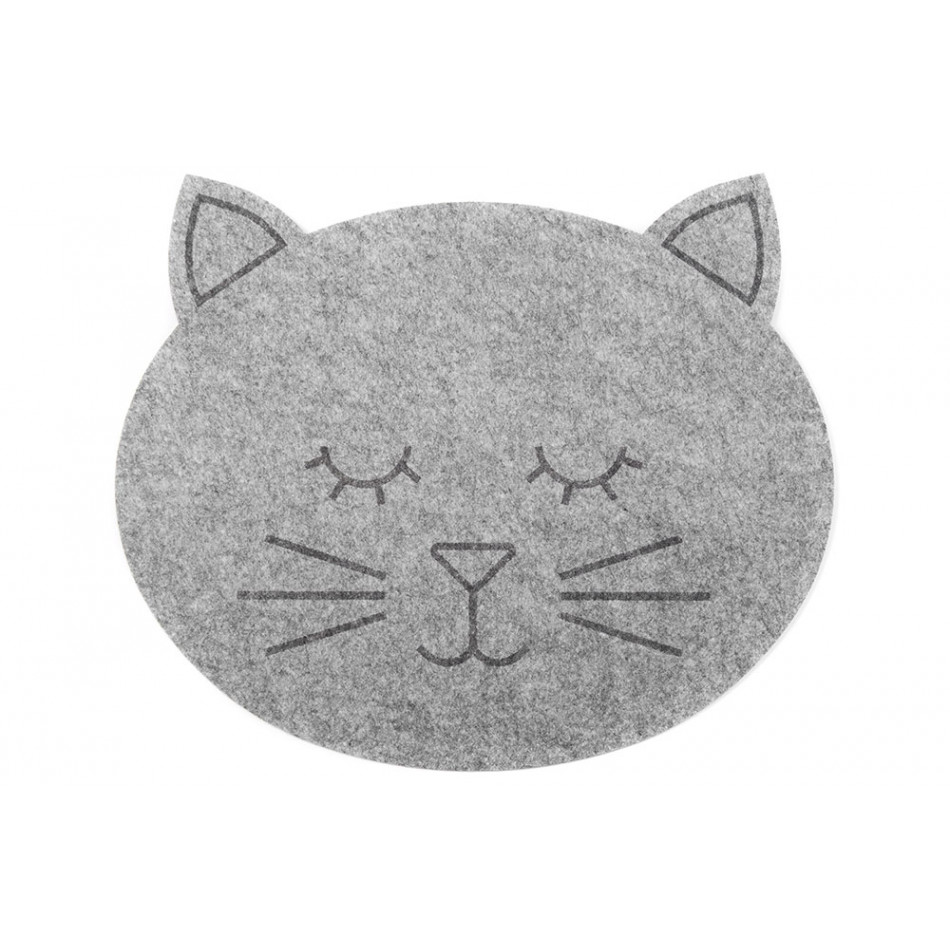 Placemat Grey cat, 30x26cm