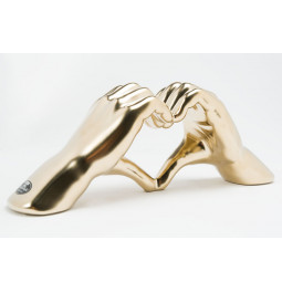Декоративная фигура Hand Heart, 30x7x10cm